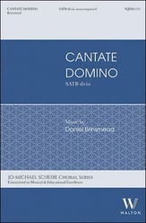 Cantate Domino SATB choral sheet music cover